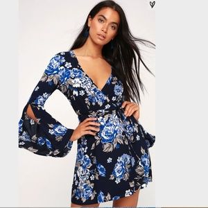 Floral Wrap Dress